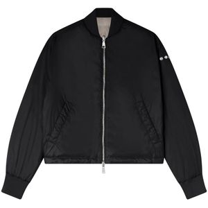 add, Omkeerbare donzen bomber Zwart, Dames, Maat:M