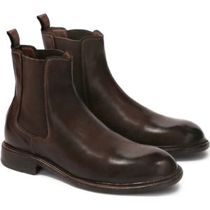 Kazar, Schoenen, Heren, Bruin, 44 EU, Leer, Bruine pantoffels met leren zool