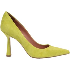 Aldo Castagna, Zuur Groen Suede Decollette Giza Groen, Dames, Maat:36 EU