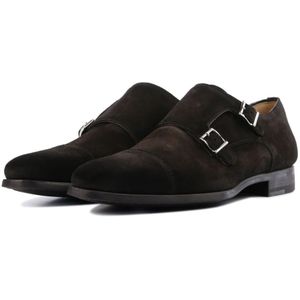 Magnanni, Schoenen, Heren, Bruin, 44 1/2 EU, Leer, Gespschoenen Bruin combi