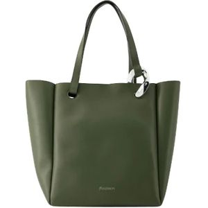 JW Anderson, Leren Handtas - Kaki/Khaki Groen, Dames, Maat:ONE Size