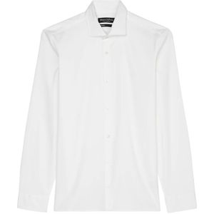 Marc O'Polo, Overhemden, Heren, Wit, XS, Katoen, Shirtvormig
