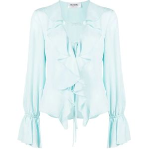 Blugirl, Blouses & Shirts, Dames, Blauw, L, Blouses