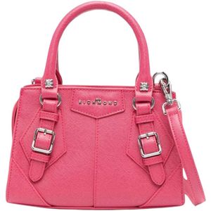 John Richmond, Handtas met Afneembare Schouderband Roze, Dames, Maat:ONE Size