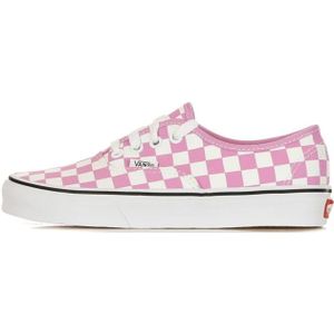 Vans, Authentic Checkerboard Orchid/True White Lage Schoen Roze, Dames, Maat:40 EU