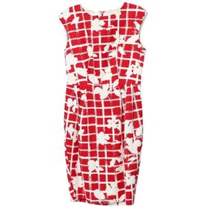 Carolina Herrera Pre-owned, Pre-owned, Dames, Rood, M, Pre-owned Fabric dresses