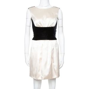 Yves Saint Laurent Vintage, Pre-owned, Dames, Veelkleurig, S, Pre-owned Silk dresses