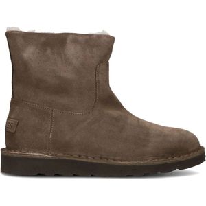 Shabbies, Schoenen, Dames, Bruin, 41 EU, Leer, Bruine Leren Enkellaarzen