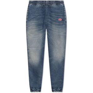 Diesel, Jeans, Dames, Blauw, L, Katoen, ‘D-Lab-Ne L.32’ jeans