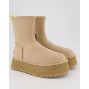 Ugg, Schoenen, Dames, Beige, 40 EU, Wol, Klassieke Dipper Laarzen