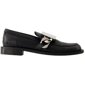 JW Anderson Pre-owned, Pre-owned, Dames, Zwart, 38 EU, Leer, Pre-owned Leather flats