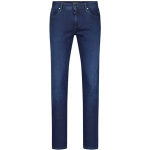 Alberto, Jeans, Heren, Blauw, W38 L34, Denim, Slim-fit Jeans