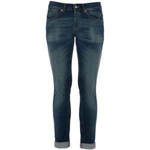 Dondup, Jeans, Heren, Blauw, W38, Denim, Heren Denim Broek