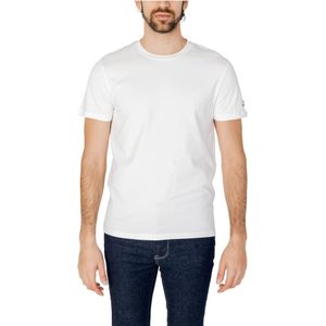 Peuterey, Tops, Heren, Wit, S, Katoen, Heren T-Shirt Lente/Zomer Collectie