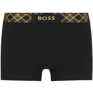 Hugo Boss, Ondergoed, Heren, Zwart, XL, Katoen, Heren Katoenen Boxer en Sokken Cadeauset met Glanzende Details
