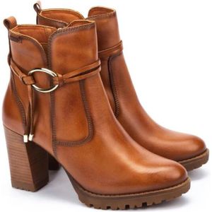 Pikolinos, Schoenen, Dames, Bruin, 40 EU, Leer, Enkellaarsjes