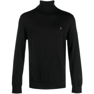 Polo Ralph Lauren, Truien, Heren, Zwart, S, Wol, Coltrui