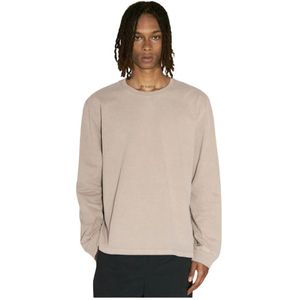 Our Legacy, Truien, Heren, Beige, L, Katoen, Stretch Katoen Jersey Crewneck Sweatshirt