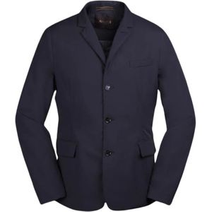 Moorer, Veelzijdige Waterdichte Jas met Op Maat Gemaakt Blazer Concept Blauw, Heren, Maat:L