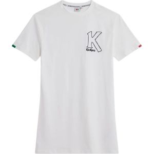 Kickers, Tops, unisex, Beige, S, Katoen, Katoenen T-shirt Jurk