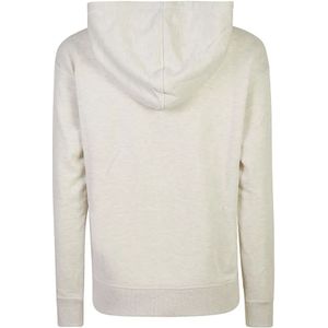 Calvin Klein, Sweatshirts & Hoodies, Dames, Grijs, S, Polyester, Sportieve Zilveren Trui