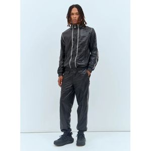 Puma, Broeken, Heren, Zwart, S, Nylon, Mesh Gevoerde Track Pants