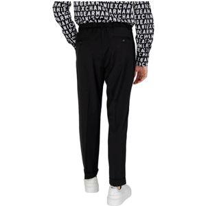 Antony Morato, Broeken, Heren, Zwart, M, Polyester, Slim Fit Polyester Blend Broek