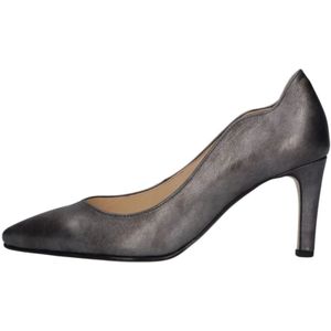 Gabor, Schoenen, Dames, Grijs, 37 1/2 EU, Leer, Elegante Antraciet Pumps