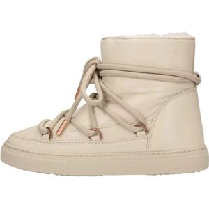 Inuikii, Schoenen, Dames, Beige, 39 EU, Katoen, Klassieke Winter Schapenvachtlaarzen