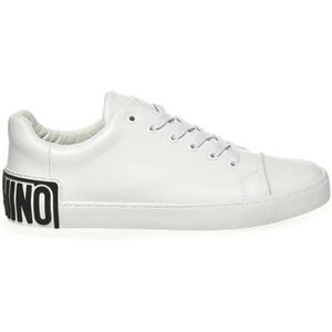 Moschino, Witte Sneakers Wit, Heren, Maat:40 EU