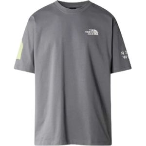 The North Face, Tops, Heren, Grijs, S, Grafische NSE T-shirt (Smoked Pearl)