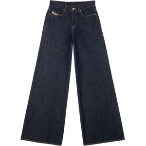 Diesel, Bootcut Jeans 1978 Blauw, Dames, Maat:W27 L30