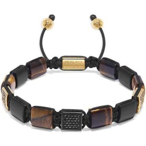 Nialaya, Bracelets Zwart, Heren, Maat:2XL