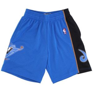 Mitchell & Ness, Basketbal Shorts NBA Blauw, Heren, Maat:S