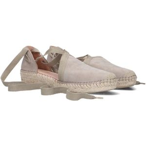 Fred De La Bretoniere, Schoenen, Dames, Beige, 38 EU, Jute, Taupe Espadrilles met Jute Zool