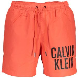 Calvin Klein, Badkleding, Heren, Rood, 2Xl, Polyester, Rode Heren Zwembroek met Zakken