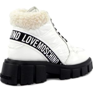 Love Moschino, Schoenen, Dames, Wit, 36 EU, Winterlaarzen