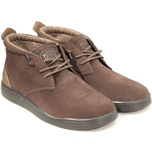 Hey Dude, Schoenen, Heren, Bruin, 42 EU, Suède, Suède Bruine Chukka Laars