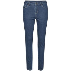 Kaffe, Jeans, Dames, Blauw, S, Denim, Slim Fit Jeans in Medium Blue Washed Denim