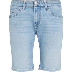 Tommy Jeans, Korte broeken, Heren, Blauw, W30, Denim, Korter Broek- Scanton Denim Short Bh 0118