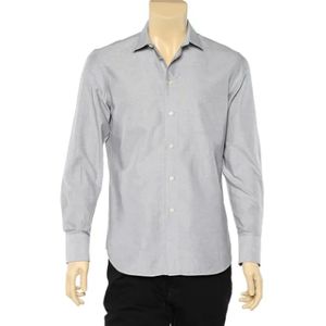Armani Pre-owned, Pre-owned, Heren, Grijs, S, Katoen, Pre-owned Cotton tops