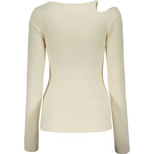 LOW Classic, Tops, Dames, Beige, M, Polyester, Geribbeld Cut-out Jersey Top