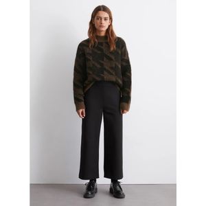 Marc O'Polo, Broeken, Dames, Zwart, 2Xs, Gewone jersey culottes