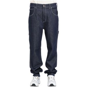 Dickies, Straight Jeans Blauw, Heren, Maat:W36