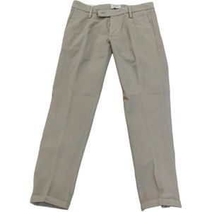 Re-Hash, Slim Fit Broek P-1 P00812076Bw 1306 Grijs, Heren, Maat:W34