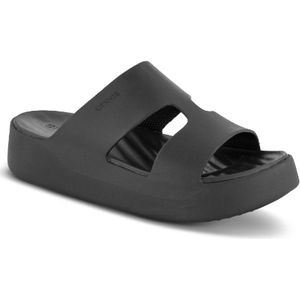 Crocs, Schoenen, Dames, Zwart, 41 EU, Ultra-lichte Instap Sandaal