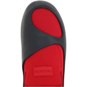 Salvatore Ferragamo, Schoenen, Heren, Rood, 41 EU, Rode Platte Slipper met Neopreen Binnensok