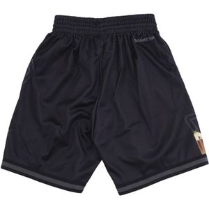 Mitchell & Ness, Sport, Heren, Zwart, M, Polyester, NBA Big Face Basketball Shorts