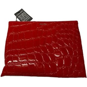 Miu Miu Pre-owned, Pre-owned, Dames, Rood, ONE Size, Leer, Pre-owned Leather clutches