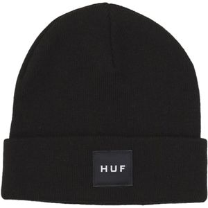 Huf, Zwarte Beanie Set Box Streetwear Zwart, Heren, Maat:ONE Size